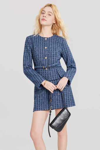 ASOBIO Tweed Cropped Jacket