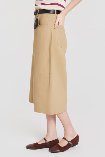 ASOBIO Cropped Straight Utility Pant