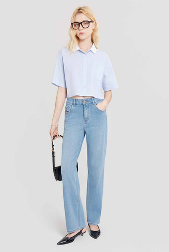 ASOBIO Vintage Wash Slim Jean