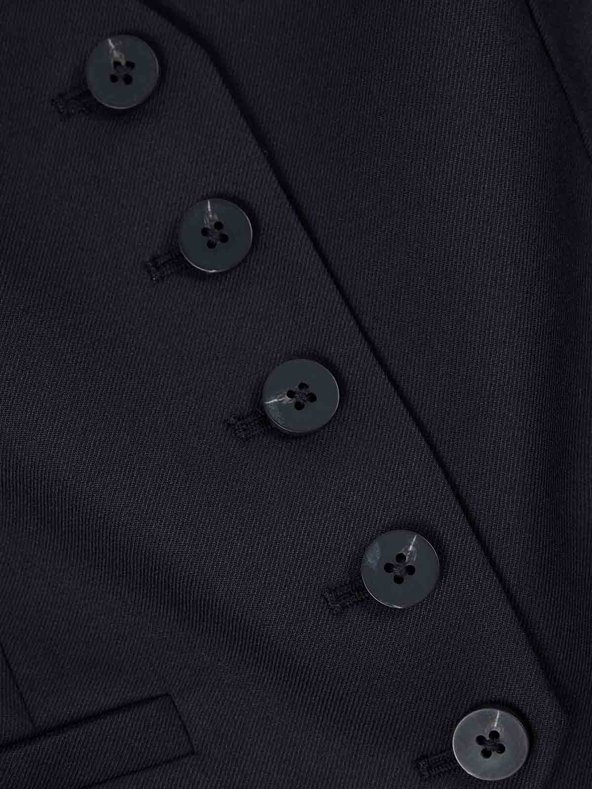 ASOBIO Tailored Wool Blend V-Neck Vest