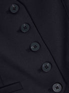 ASOBIO Tailored Wool Blend V-Neck Vest