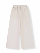 Mid-Rise Relaxed Wide-Leg Tencel Cotton Pants