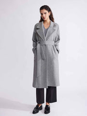 ASOBIO Classic-Fit Long Virgin Wool Coat