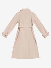 Double-Breasted A-Line Trench Coat