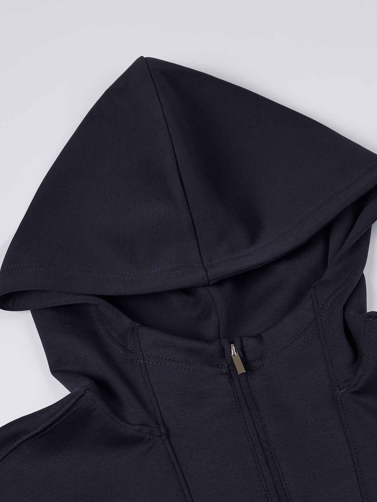 Cozy Drop Shoulder Half-Zip Pullover Hoodie