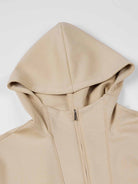 Cozy Drop Shoulder Half-Zip Pullover Hoodie