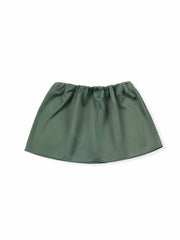 ASOBIO Satin Bubble Mini Skirt with Shorts