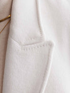 Classic Straight-Fitting Double-Breasted Soft Wool Coat