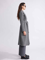 ASOBIO Classic-Fit Long Virgin Wool Coat