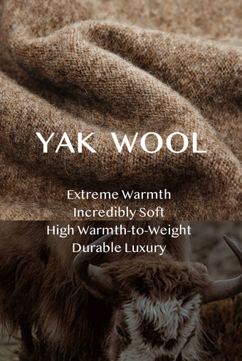 ASOBIO Geometric Yak Wool Sweater