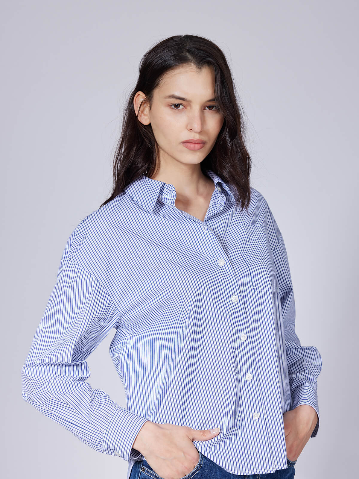 100% Cotton Relaxed H-type Shirt
