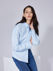 Women's Cotton Relaxed H-type Shirt