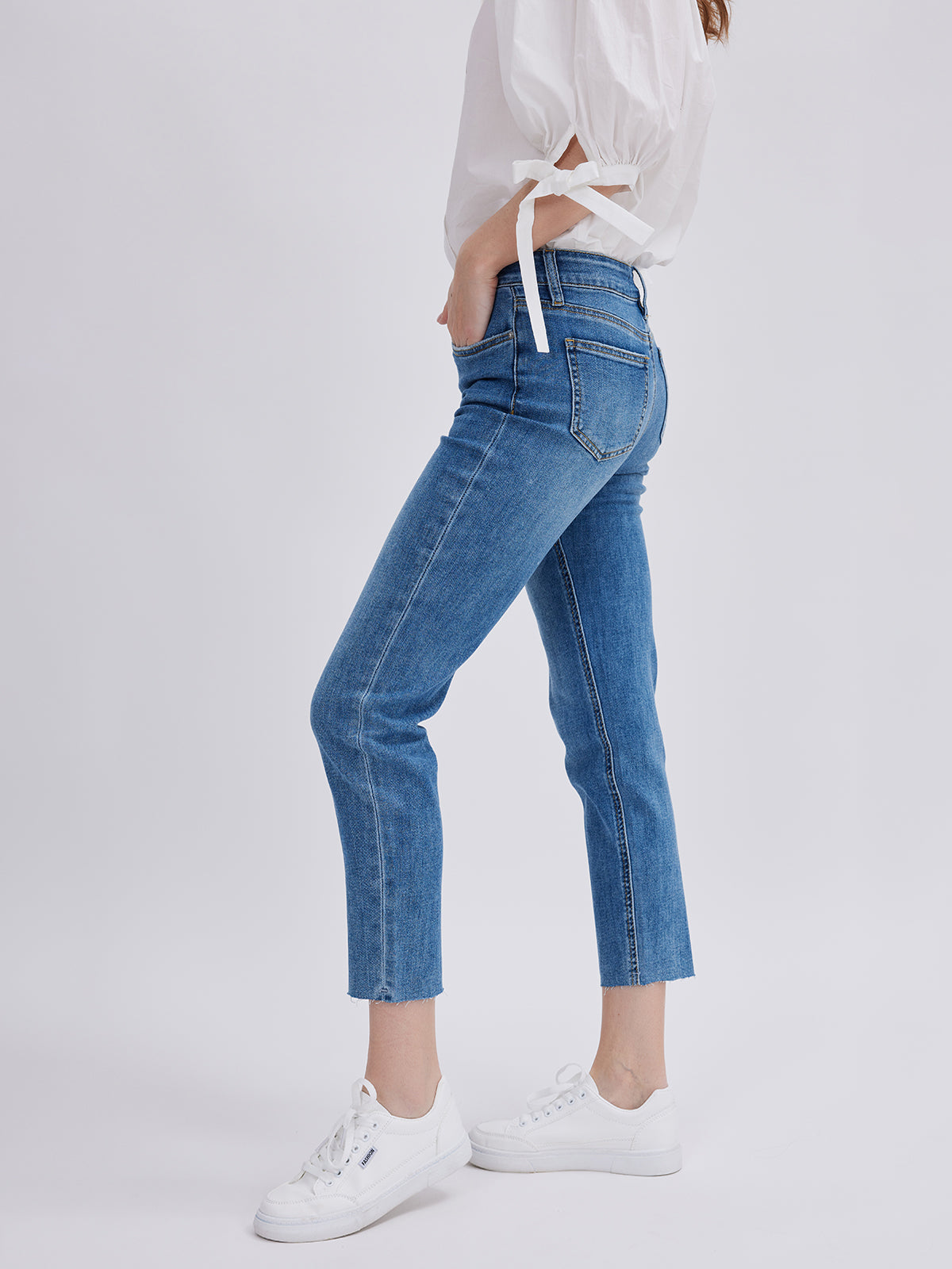 Blue Jeans for Women with Elastic