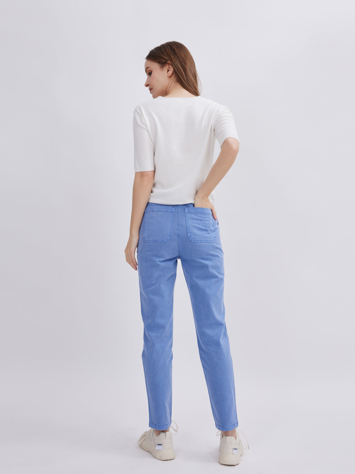 Blue ASOBIO Tapered Pants