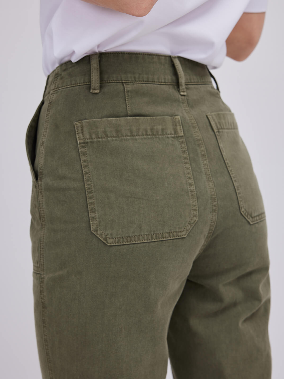 100% Cotton Tapered Pants