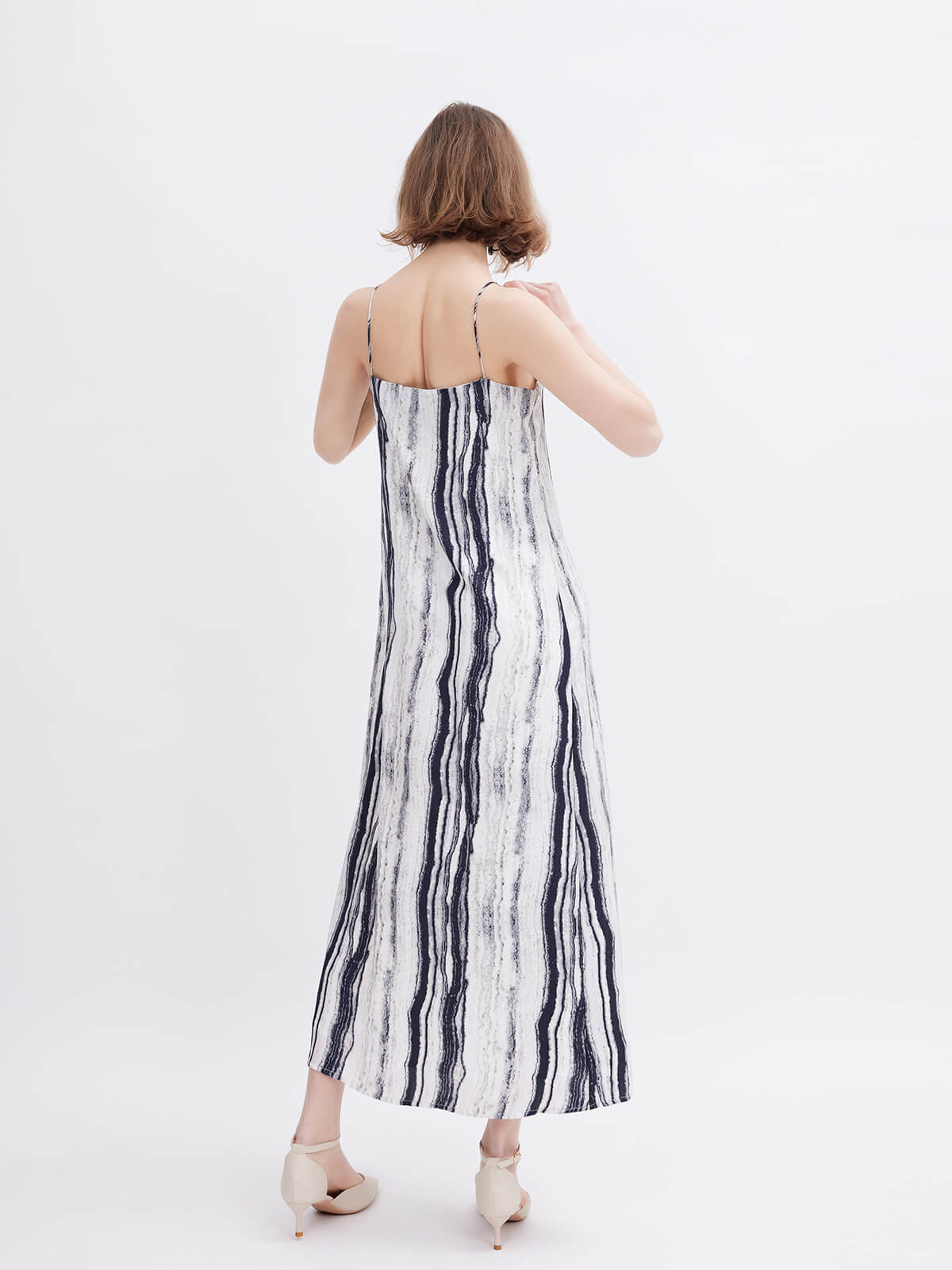 Women's Striped Slip Dress