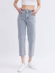 ASOBIO Cropped Jeans For Women