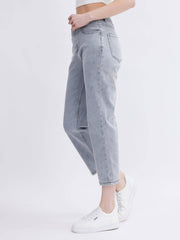 Cropped Straight-Leg Jeans For Women